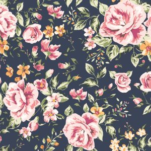 Papier Peint Roses Fleurs D'oranger – Image 1