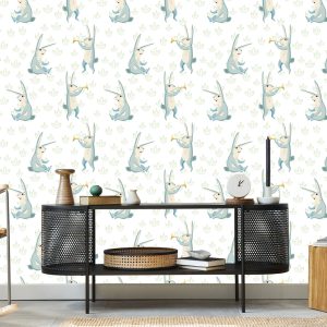 Papier Peint Pour Les Enfants - Joyeux Lapins Musicaux – Image 5