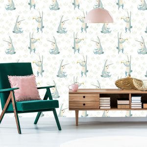 Papier Peint Pour Les Enfants - Joyeux Lapins Musicaux – Image 6