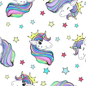 Papier Peint Pour Les Enfants - Belles Licornes Magiques – Image 1