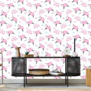 Papier Peint Mouton Rose – Image 5