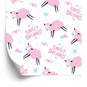 Papier Peint Mouton Rose – Image 2