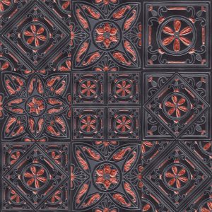 Papier Peint Pour La Salle À Manger Imitation De Carreaux De Mosaïque – Image 1