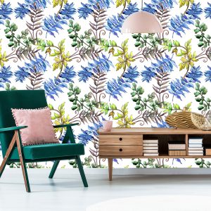 Papier Peint Feuilles Colorées - Aquarelle – Image 6