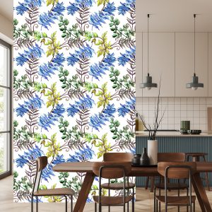 Papier Peint Feuilles Colorées - Aquarelle – Image 4