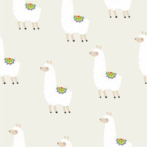 Papier Peint Les Animaux Lama Pour Chambre De Garçon – Image 1