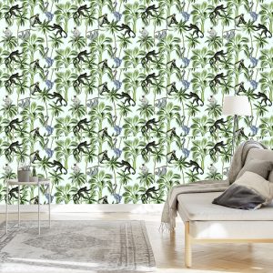 Papier Peint Animaux Sauvages Et Arbres – Image 3