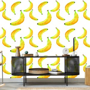 Papier Peint Avec Des Bananes Aux Fruits Pour La Salle À Manger De La Cuisine – Image 5