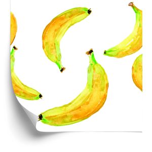 Papier Peint Avec Des Bananes Aux Fruits Pour La Salle À Manger De La Cuisine – Image 2
