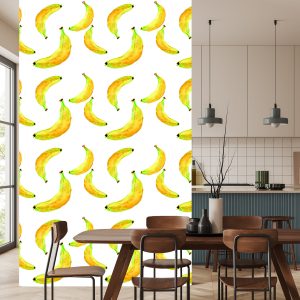 Papier Peint Avec Des Bananes Aux Fruits Pour La Salle À Manger De La Cuisine – Image 4