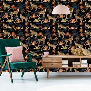 Papier Peint Chats Sauvages Et Arbres – Image 6