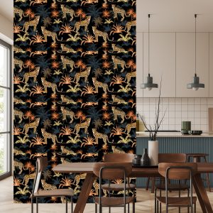 Papier Peint Chats Sauvages Et Arbres – Image 4