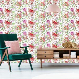 Papier Peint Fleurs Aux Couleurs Douces – Image 6