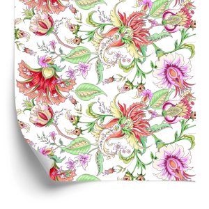 Papier Peint Fleurs Aux Couleurs Douces – Image 2