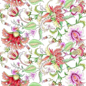 Papier Peint Fleurs Aux Couleurs Douces – Image 1
