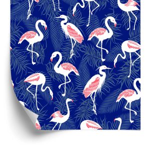 Papier Peint Flamants Roses – Image 2
