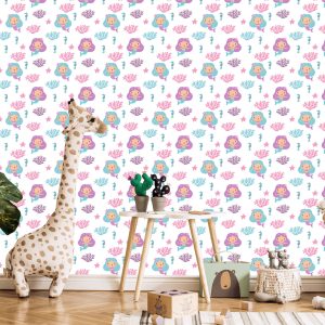 Papier Peint Sirènes De Conte De Fées Pour Une Chambre D'enfant – Image 5