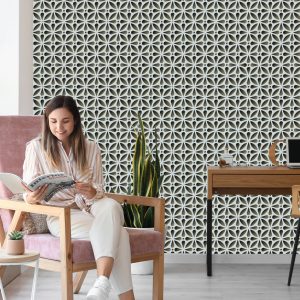 Papier Peint Effet Spatial Optique 3D Pour Le Salon – Image 7