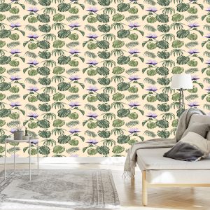 Papier Peint Feuilles De Monstère – Image 3