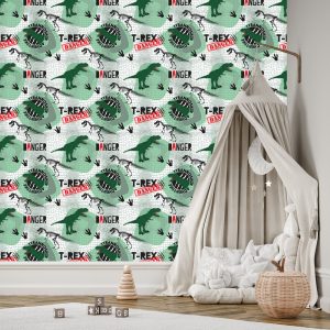 Papier Peint Pour Les Enfants Dinosaures Animaux – Image 3