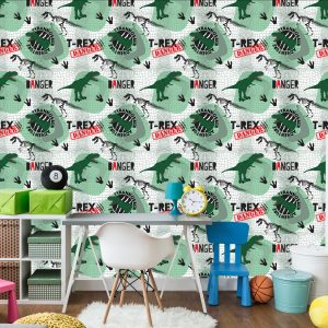 Papier Peint Pour Les Enfants Dinosaures Animaux – Image 4