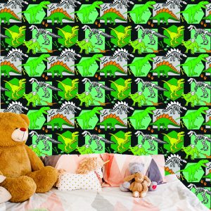 Papier Peint Mur Pour Garçons Animaux Dinosaures – Image 6