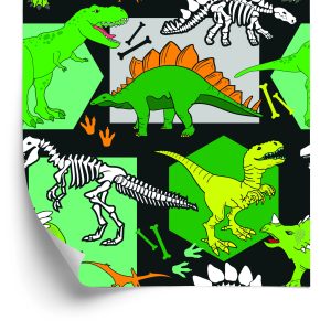 Papier Peint Mur Pour Garçons Animaux Dinosaures – Image 2