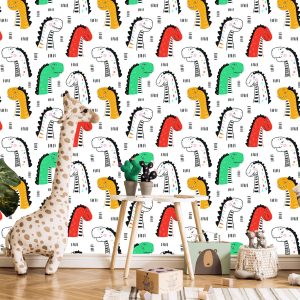 Papier Peint Dinosaures Colorés – Image 5
