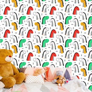 Papier Peint Dinosaures Colorés – Image 6