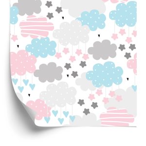 Papier Peint Nuages ​​En Points – Image 2