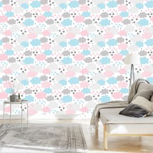 Papier Peint Nuages ​​En Points – Image 3