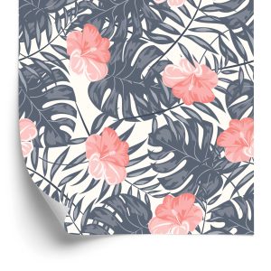 Papier Peint Fleurs Aux Couleurs Douces – Image 2