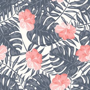 Papier Peint Fleurs Aux Couleurs Douces – Image 1