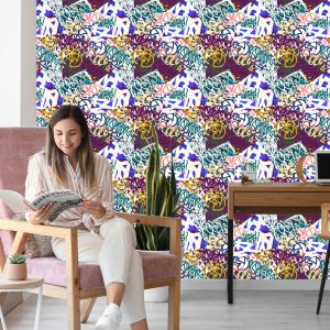 Papier Peint Graffiti Élégant – Image 7