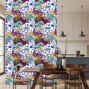 Papier Peint Graffiti Élégant – Image 4