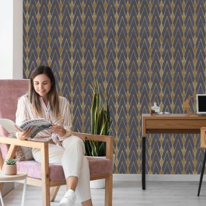 Papier Peint Motif Géométrique Moderne – Image 7