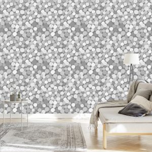 Papier Peint Points Gris – Image 3