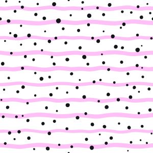 Papier Peint Pois Et Rayures Roses – Image 1