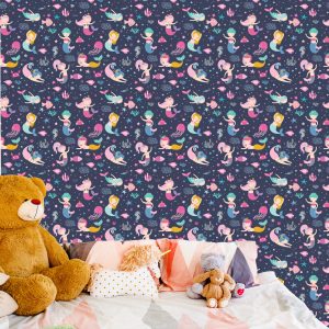 Papier Peint Sirènes D'un Conte De Fées Pour Une Chambre D'enfant – Image 6