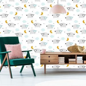 Papier Peint Moutons Dans Les Étoiles – Image 6