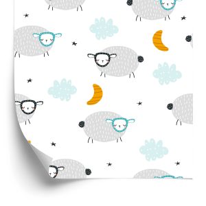 Papier Peint Moutons Dans Les Étoiles – Image 2
