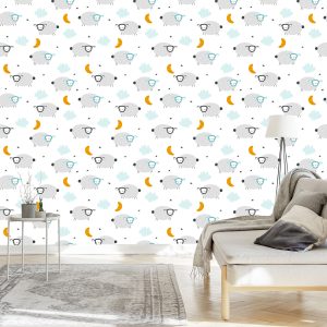 Papier Peint Moutons Dans Les Étoiles – Image 3