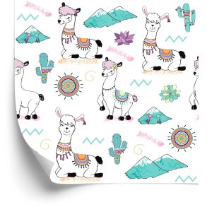 Papier Peint Avec Des Fleurs De Soleil Lamami Pour La Chambre De Bébé – Image 2