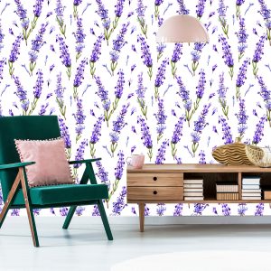 Papier Peint Fleurs Violettes – Image 6