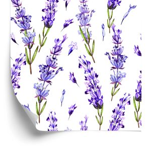Papier Peint Fleurs Violettes – Image 2