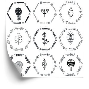 Papier Peint Au Bureau Feuilles, Plantes, Style Scandinave – Image 2