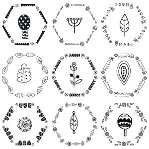 Papier Peint Au Bureau Feuilles, Plantes, Style Scandinave – Image 1