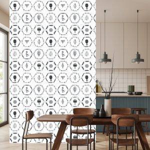 Papier Peint Au Bureau Feuilles, Plantes, Style Scandinave – Image 4