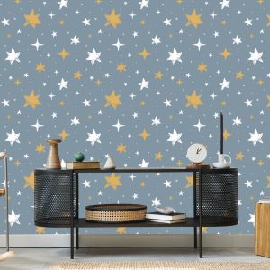 Papier Peint Étoiles Avec Des Points En Arrière-Plan – Image 5