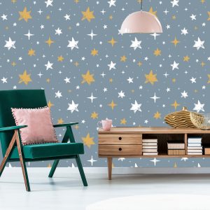 Papier Peint Étoiles Avec Des Points En Arrière-Plan – Image 6